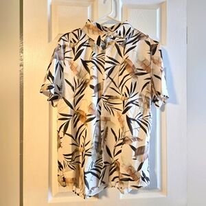 Men's button up holiday shirt